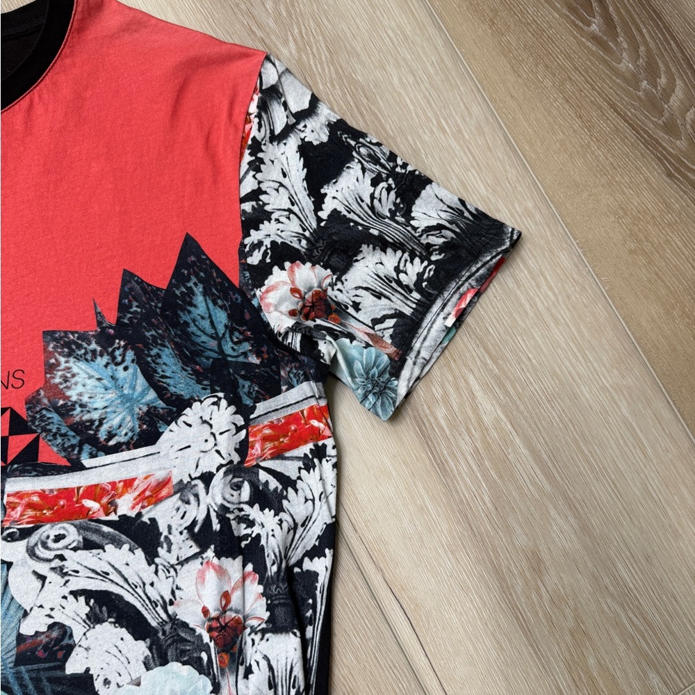 Versace Jeans Graphic Tunic Top |  Multicolor Baroque Print - Size XS - Picture 7 of 8